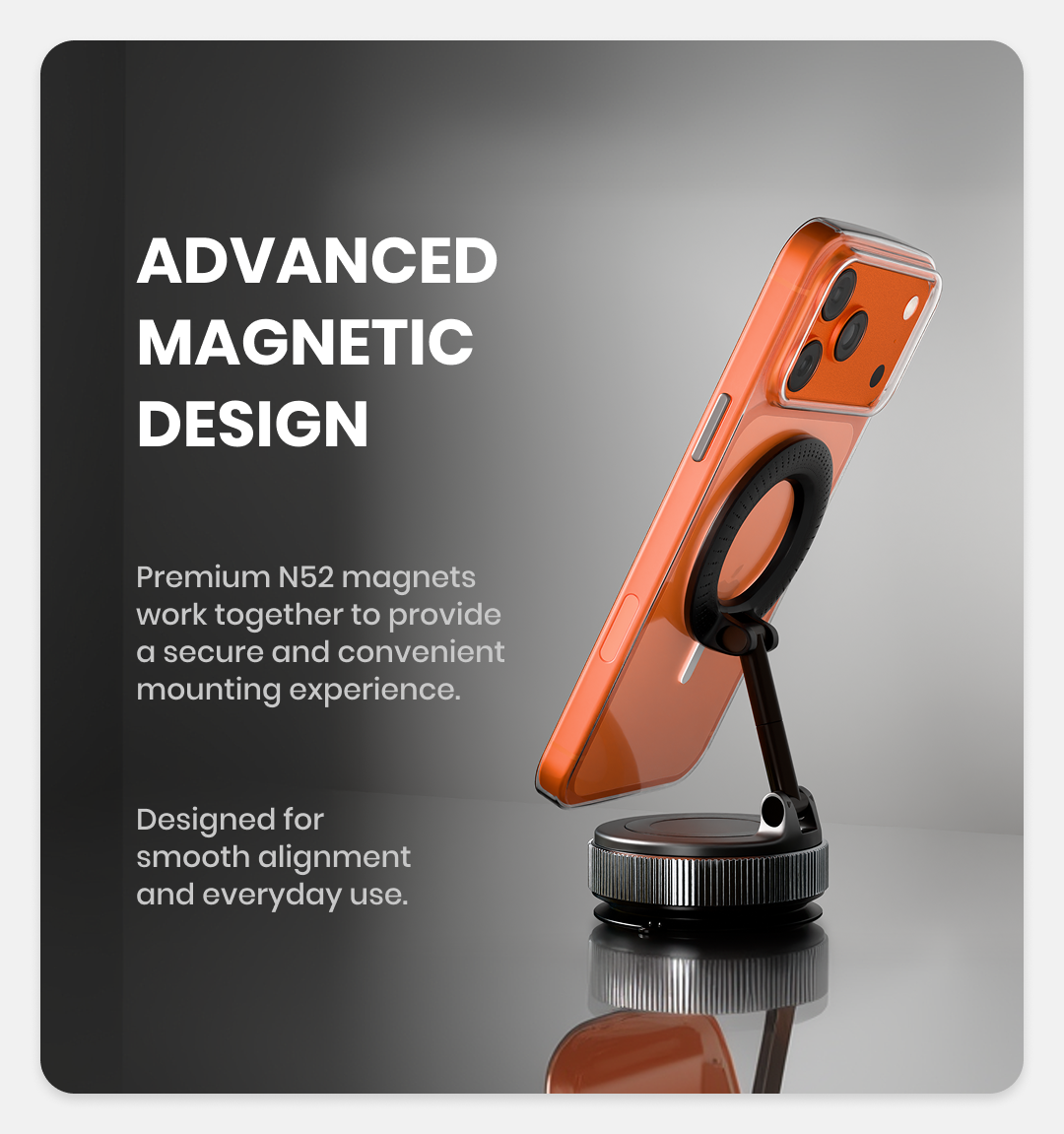 MagPro 360° Vacuum Magnetic Phone Holder by HuntHub™